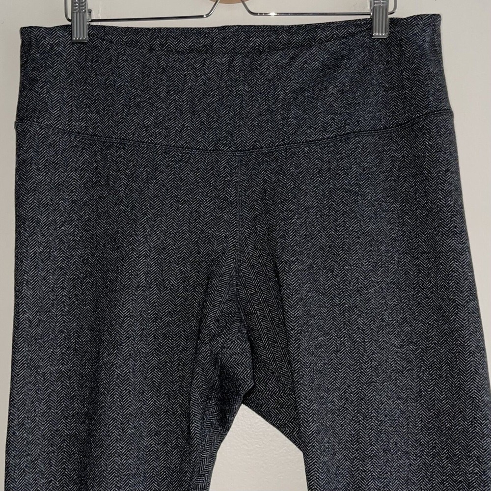 Old Navy Active Leggings Plus Size XXL Full Length Herringbone Gray Cold Weather